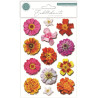 Craft Consortium 3D Decoupage Stickers Flowers 002 13pz