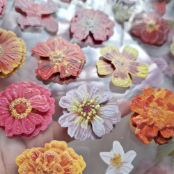 Craft Consortium 3D Decoupage Stickers Flowers 002 13pz