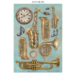 Stamperia Symphony Junk Journal A5 Focus Points by Sara Alcobendas