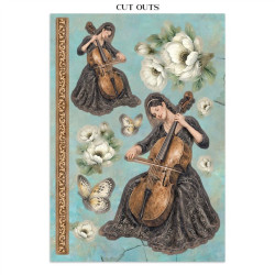 Stamperia Symphony Junk Journal A5 Focus Points by Sara Alcobendas