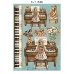 Stamperia Symphony Junk Journal A5 Focus Points by Sara Alcobendas