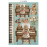Stamperia Symphony Junk Journal A5 Focus Points by Sara Alcobendas