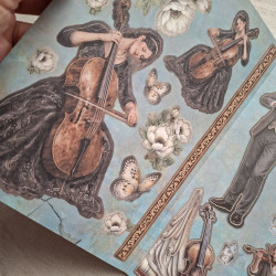 Stamperia Symphony Junk Journal A5 Focus Points by Sara Alcobendas
