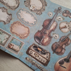 Stamperia Symphony Junk Journal A5 Focus Points by Sara Alcobendas