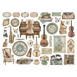 Stamperia Symphony Die Cuts Assorted by Sara Alcobendas
