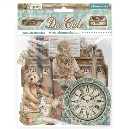 Stamperia Symphony Die Cuts Assorted by Sara Alcobendas