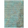 Stamperia Symphony A6 Rice Paper Backgrounds Selection 8fogli