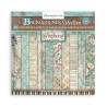 Stamperia Symphony Backgrounds Paper Pack 20x20cm