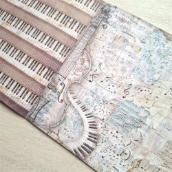 Stamperia Symphony Backgrounds Paper Pack 20x20cm