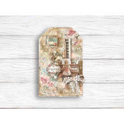 Stamperia Symphony Backgrounds Paper Pack 20x20cm