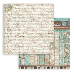 Stamperia Symphony Backgrounds Paper Pack 20x20cm