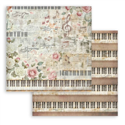 Stamperia Symphony Backgrounds Paper Pack 20x20cm
