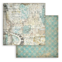 Stamperia Symphony Backgrounds Paper Pack 20x20cm