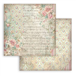 Stamperia Symphony Backgrounds Paper Pack 20x20cm