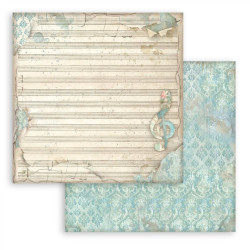 Stamperia Symphony Backgrounds Paper Pack 20x20cm