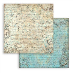 Stamperia Symphony Backgrounds Paper Pack 20x20cm