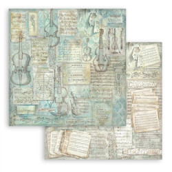 Stamperia Symphony Backgrounds Paper Pack 20x20cm