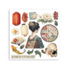 Stamperia Oriental Garden Rub-On Assortment 6fogli