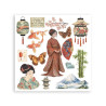 Stamperia Oriental Garden Rub-On Assortment 6fogli