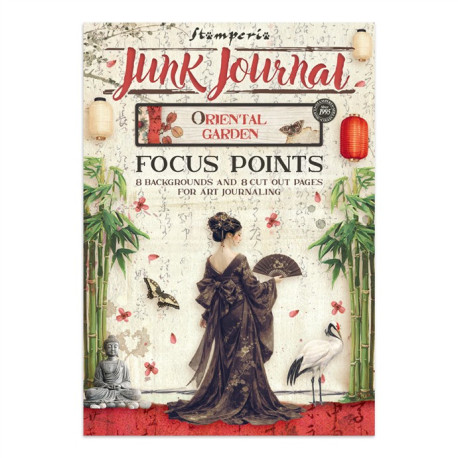 Stamperia Oriental Garden Junk Journal A5 Focus Points