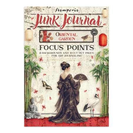 Stamperia Oriental Garden Junk Journal A5 Focus Points