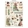 Stamperia Oriental Garden A4 Junk Journal Stickers, Backgrounds, Cut-Outs
