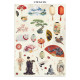 Stamperia Oriental Garden A4 Junk Journal Stickers, Backgrounds, Cut-Outs