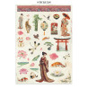 Stamperia Oriental Garden A4 Junk Journal Stickers, Backgrounds, Cut-Outs