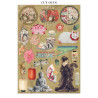 Stamperia Oriental Garden A4 Junk Journal Stickers, Backgrounds, Cut-Outs