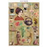 Stamperia Oriental Garden A4 Junk Journal Stickers, Backgrounds, Cut-Outs
