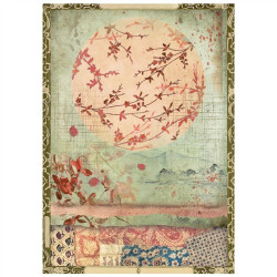 Stamperia Oriental Garden A6 Mini Rice Paper 8fogli