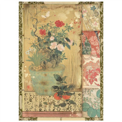Stamperia Oriental Garden A6 Mini Rice Paper 8fogli