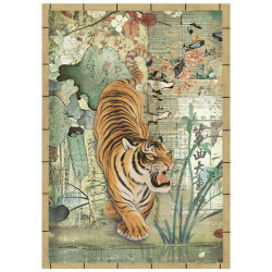 Stamperia Oriental Garden A6 Mini Rice Paper 8fogli