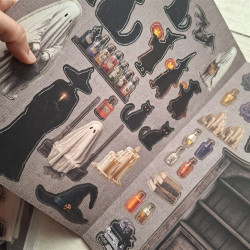 Stamperia Halloween A4 Junk Journal Stickers, Backgrounds, Cut-Outs by Vicky Papaioannou