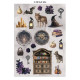 Stamperia Halloween A4 Junk Journal Stickers, Backgrounds, Cut-Outs by Vicky Papaioannou