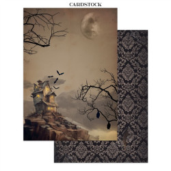 Stamperia Halloween A4 Junk Journal Stickers, Backgrounds, Cut-Outs by Vicky Papaioannou