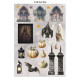 Stamperia Halloween A4 Junk Journal Stickers, Backgrounds, Cut-Outs by Vicky Papaioannou