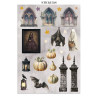 Stamperia Halloween A4 Junk Journal Stickers, Backgrounds, Cut-Outs by Vicky Papaioannou