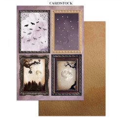 Stamperia Halloween A4 Junk Journal Stickers, Backgrounds, Cut-Outs by Vicky Papaioannou