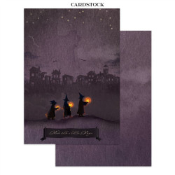 Stamperia Halloween A4 Junk Journal Stickers, Backgrounds, Cut-Outs by Vicky Papaioannou