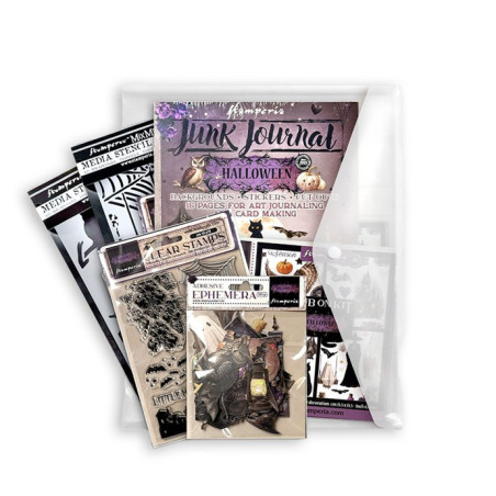 KIT Stamperia Halloween Art Journaling Selection by Vicky Papaioannou
