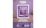 Linen Cardstock A5 Purple Luxe 75 FOGLI