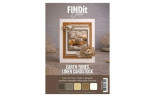 Linen Cardstock A5 Earth Tones 75 FOGLI