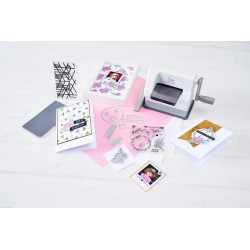 Sizzix Sidekick Starter Kit White & Gray NEW 667155