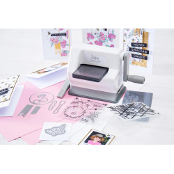 Sizzix Sidekick Starter Kit White & Gray NEW 667155
