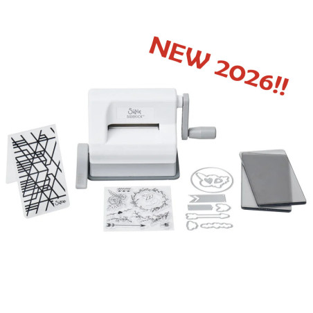 Sizzix Sidekick Starter Kit White & Gray NEW 667155
