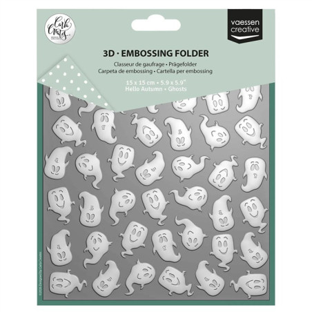 Vaessen Creative Embossing Folder Ghosts by Carla Creates
