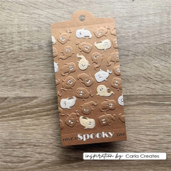 Vaessen Creative Embossing Folder Ghosts by Carla Creates