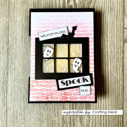 Vaessen Creative Embossing Folder Ghosts by Carla Creates