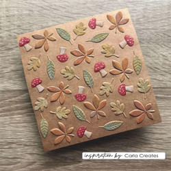 Vaessen Creative Stencil Leaves by Carla Creates